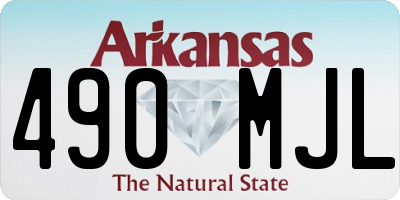 AR license plate 490MJL