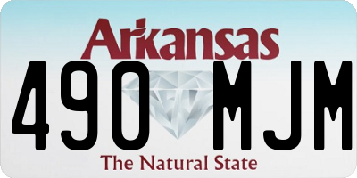 AR license plate 490MJM