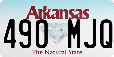 AR license plate 490MJQ