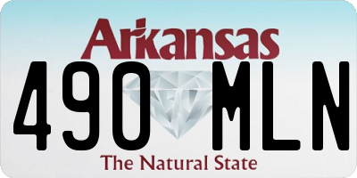 AR license plate 490MLN