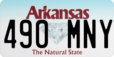 AR license plate 490MNY