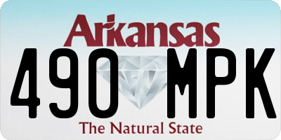 AR license plate 490MPK