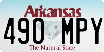 AR license plate 490MPY