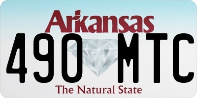 AR license plate 490MTC