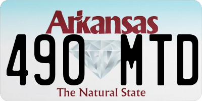 AR license plate 490MTD