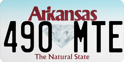 AR license plate 490MTE