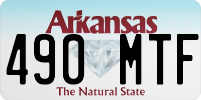 AR license plate 490MTF