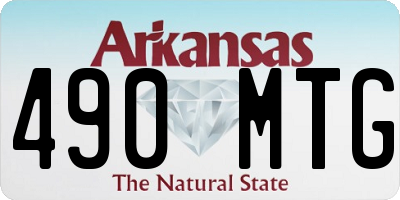 AR license plate 490MTG