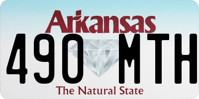 AR license plate 490MTH