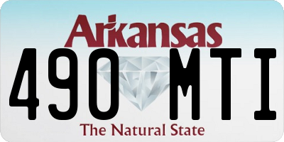 AR license plate 490MTI