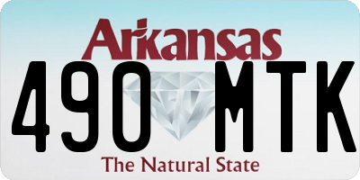AR license plate 490MTK
