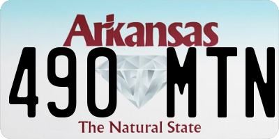 AR license plate 490MTN