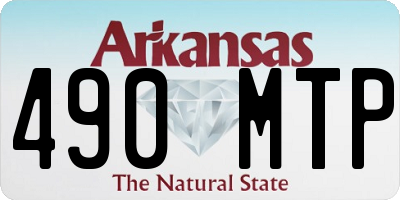AR license plate 490MTP