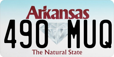 AR license plate 490MUQ