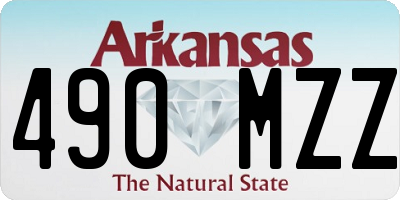 AR license plate 490MZZ