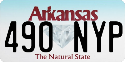 AR license plate 490NYP