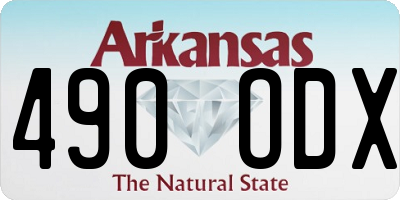 AR license plate 490ODX