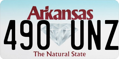 AR license plate 490UNZ