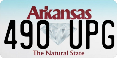 AR license plate 490UPG