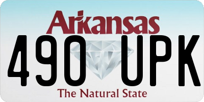 AR license plate 490UPK
