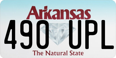 AR license plate 490UPL