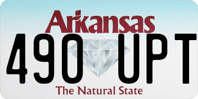 AR license plate 490UPT
