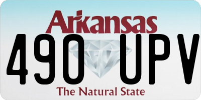 AR license plate 490UPV