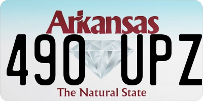 AR license plate 490UPZ
