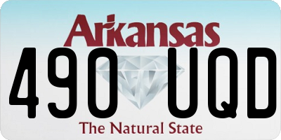 AR license plate 490UQD