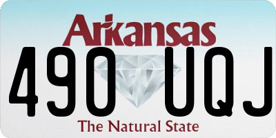 AR license plate 490UQJ