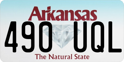 AR license plate 490UQL