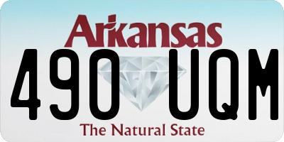 AR license plate 490UQM