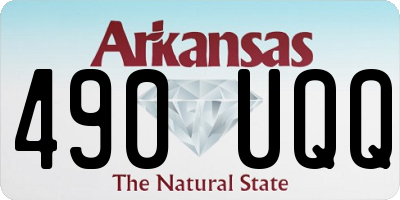 AR license plate 490UQQ