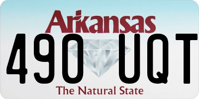 AR license plate 490UQT