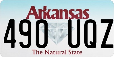 AR license plate 490UQZ