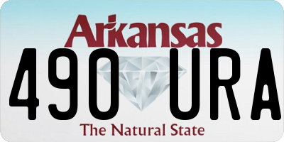 AR license plate 490URA