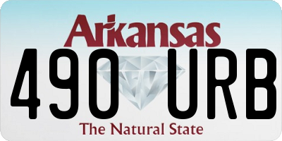 AR license plate 490URB