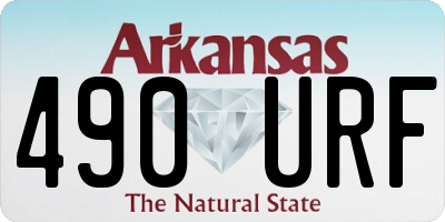 AR license plate 490URF