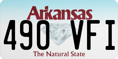 AR license plate 490VFI