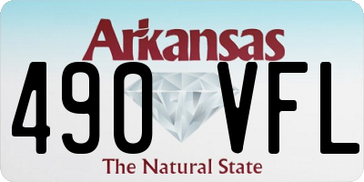 AR license plate 490VFL