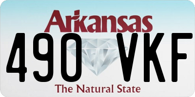 AR license plate 490VKF