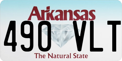 AR license plate 490VLT