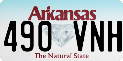 AR license plate 490VNH