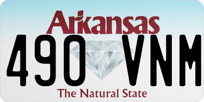 AR license plate 490VNM