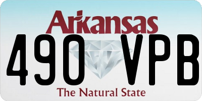 AR license plate 490VPB