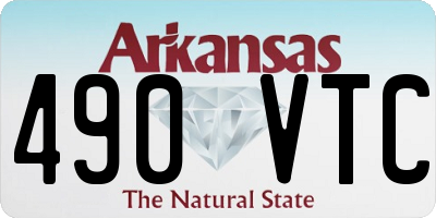 AR license plate 490VTC