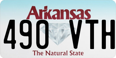 AR license plate 490VTH