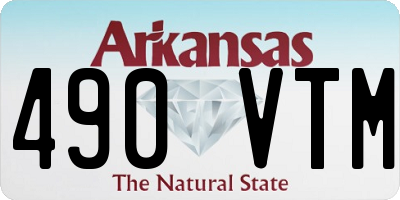 AR license plate 490VTM