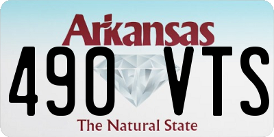 AR license plate 490VTS
