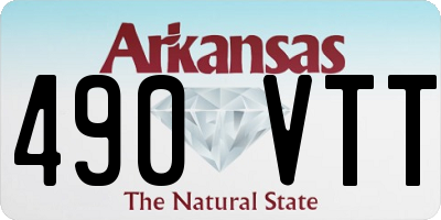AR license plate 490VTT